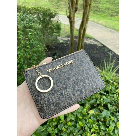 michael kors jet set travel key pouch